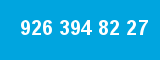 926 394 82 27 926 394 82 27
